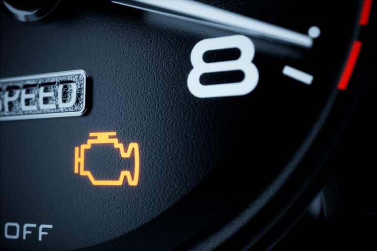Check engine light illuminated on dashboard Simmonson Automotive