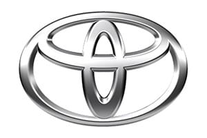 Toyota silver logo Simmonson Automotive