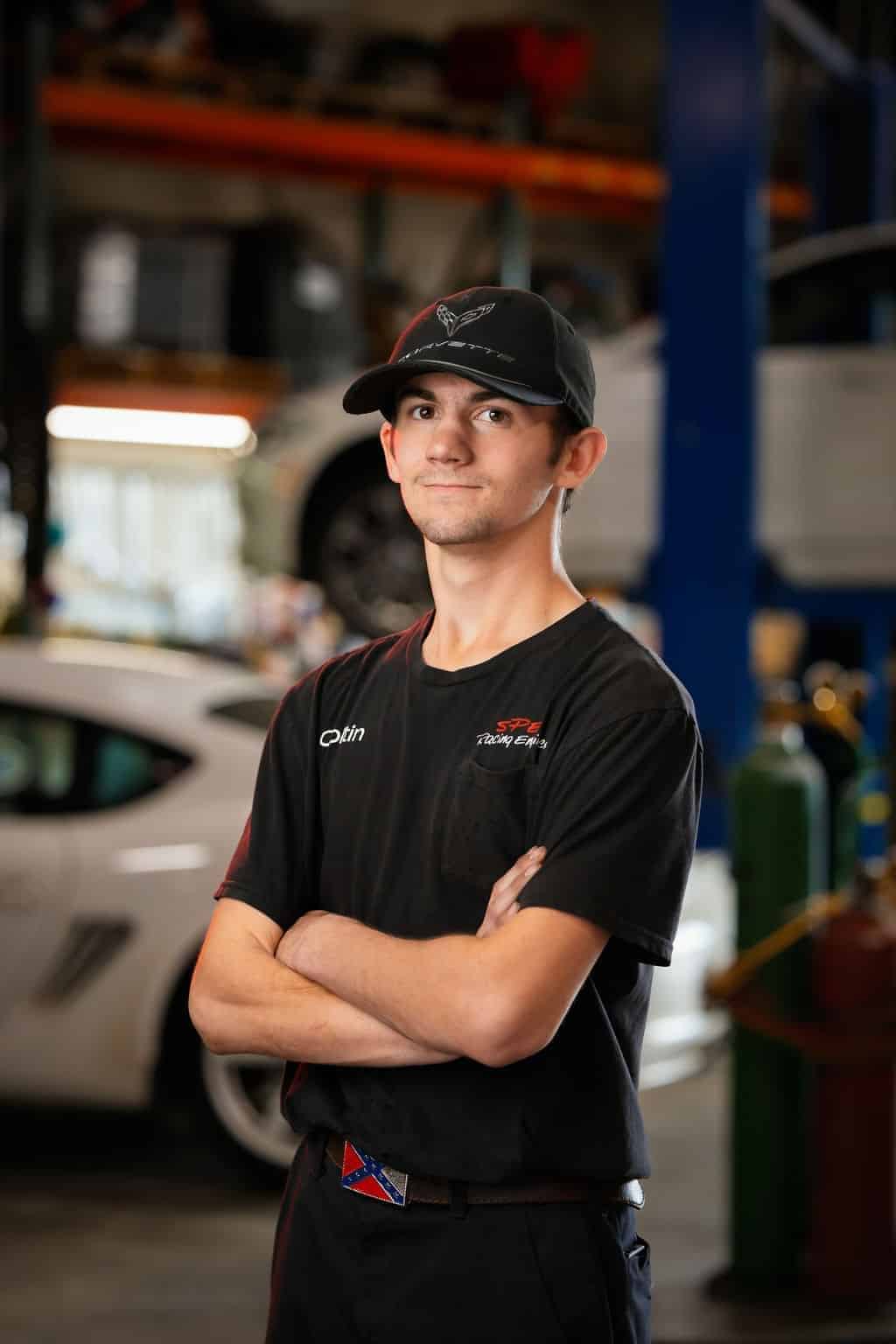 Coltin Machinist Apprentice at Simmonson Automotive