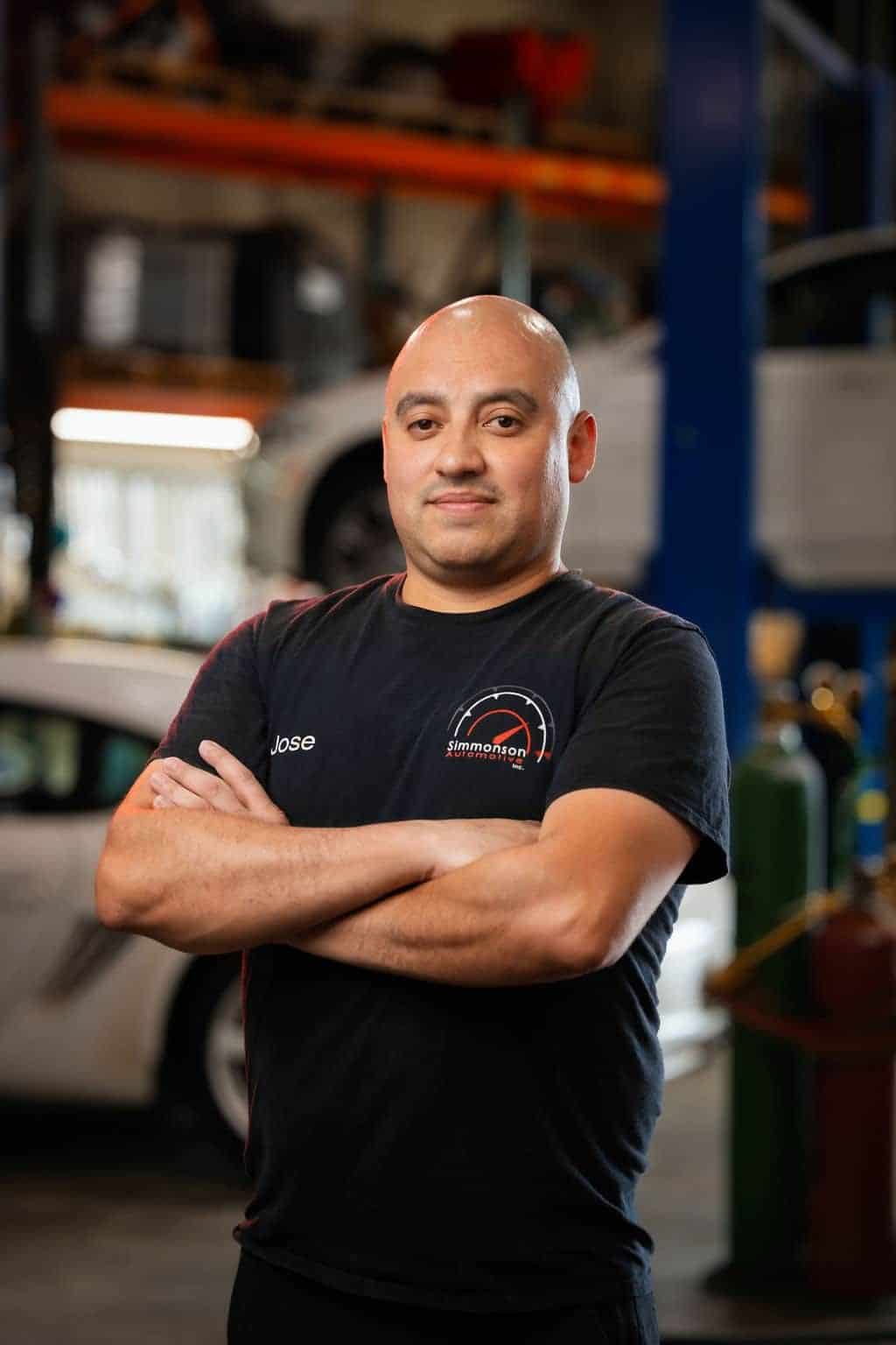 Jose Technician at Simmonson Automotive