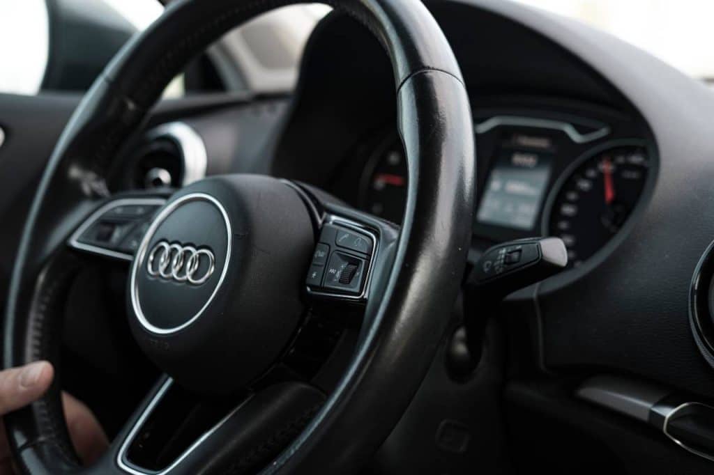 Audi steering wheel